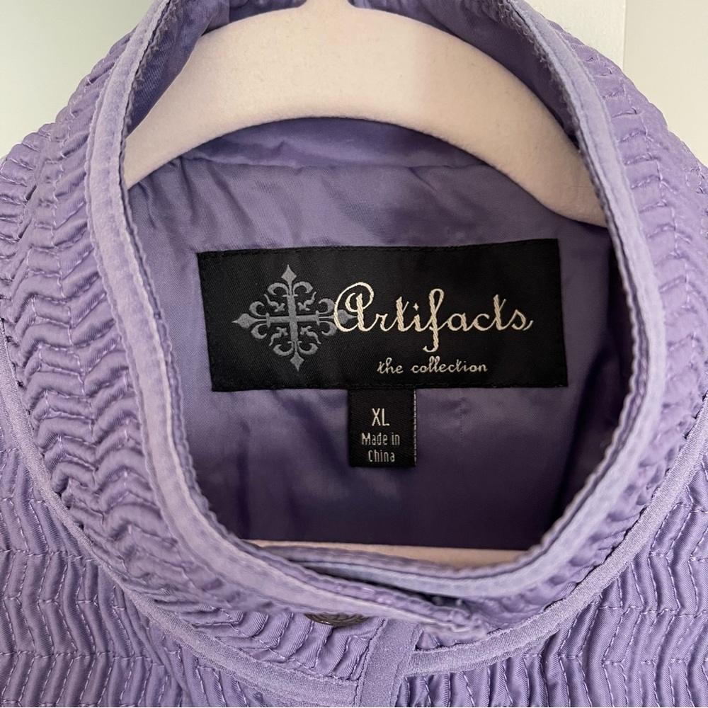 Artifacts Collection Quilted Jacket - Mandarin Co… - image 3